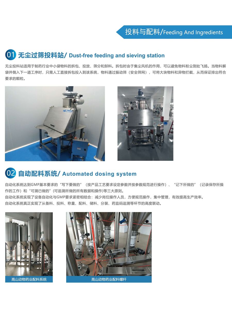 兽药投料与配料